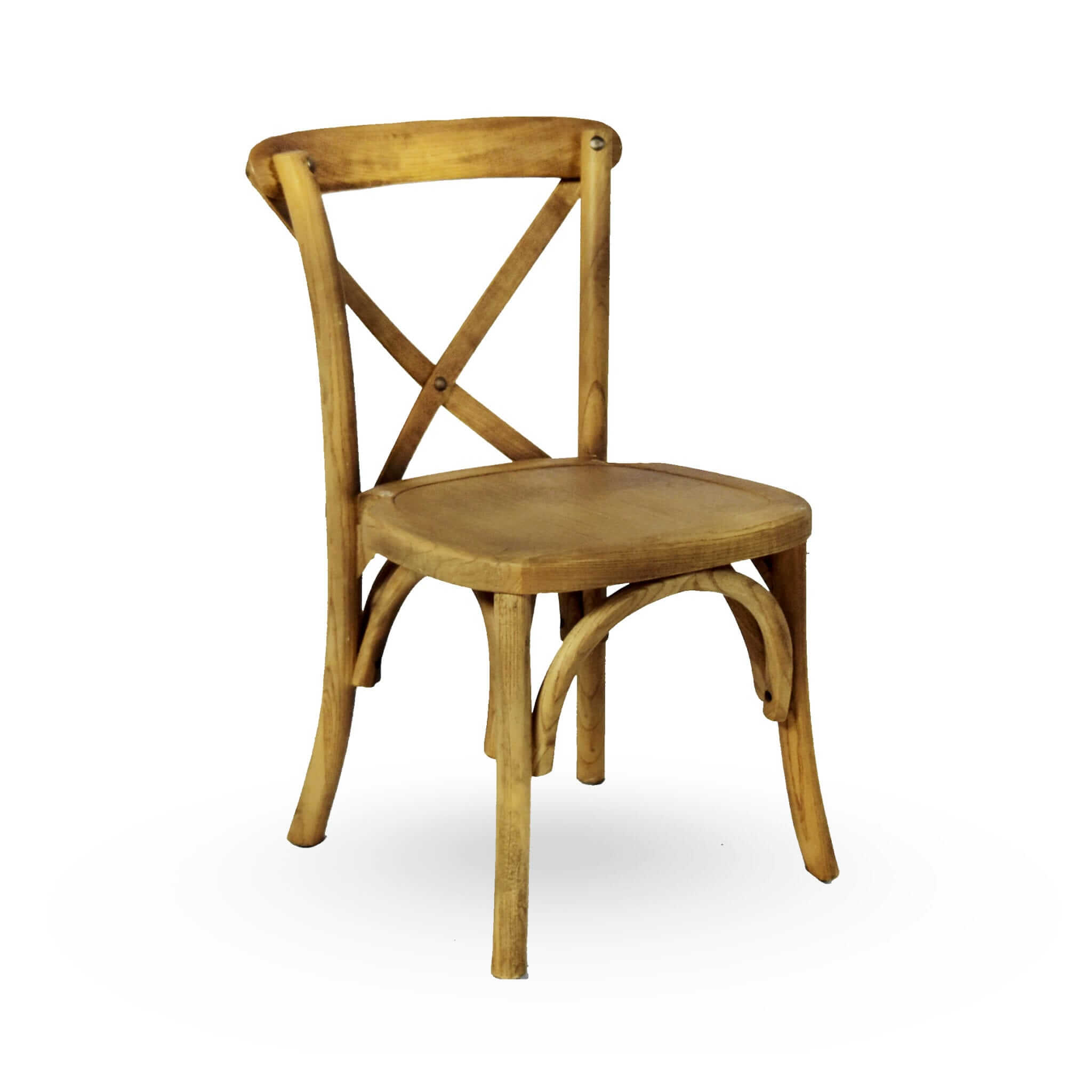 Natural Wood Kids Crossback Chair