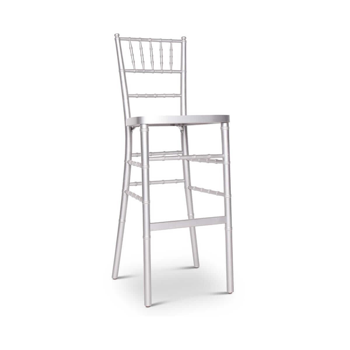 Silver European Chiavari Barstool