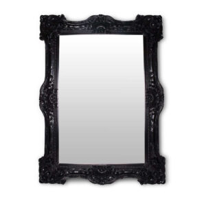 Black Baroque Mirror