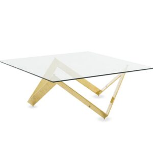 Zig Zag Gold Coffee Table