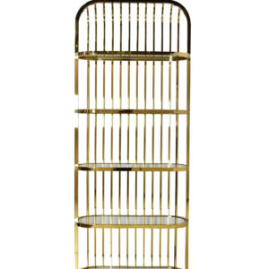 Gold Cage Back Bar