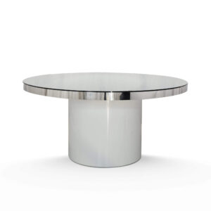 Maison Silver/ White Round Table