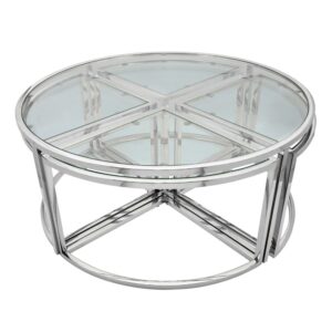 Hudson Silver Coffee Table