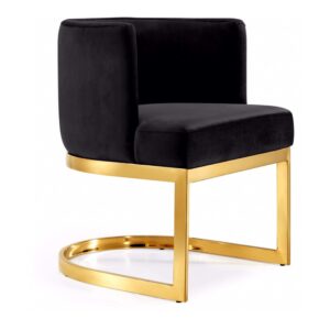 Milan Black Lounge Chair
