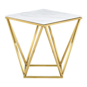 Ashgabat Marble Side Table