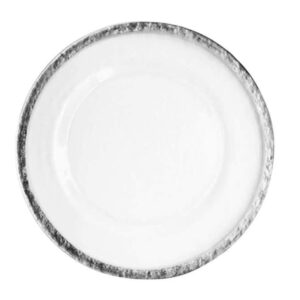 Glazed Charger Silver 13"