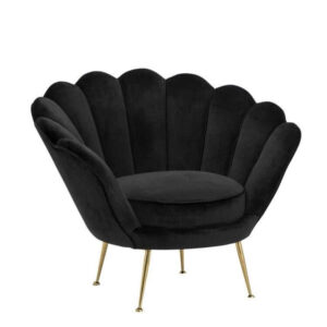 Valentina Black Lounge Chair