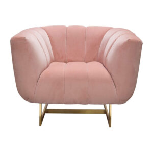 Chelsea Blush Velvet Chair