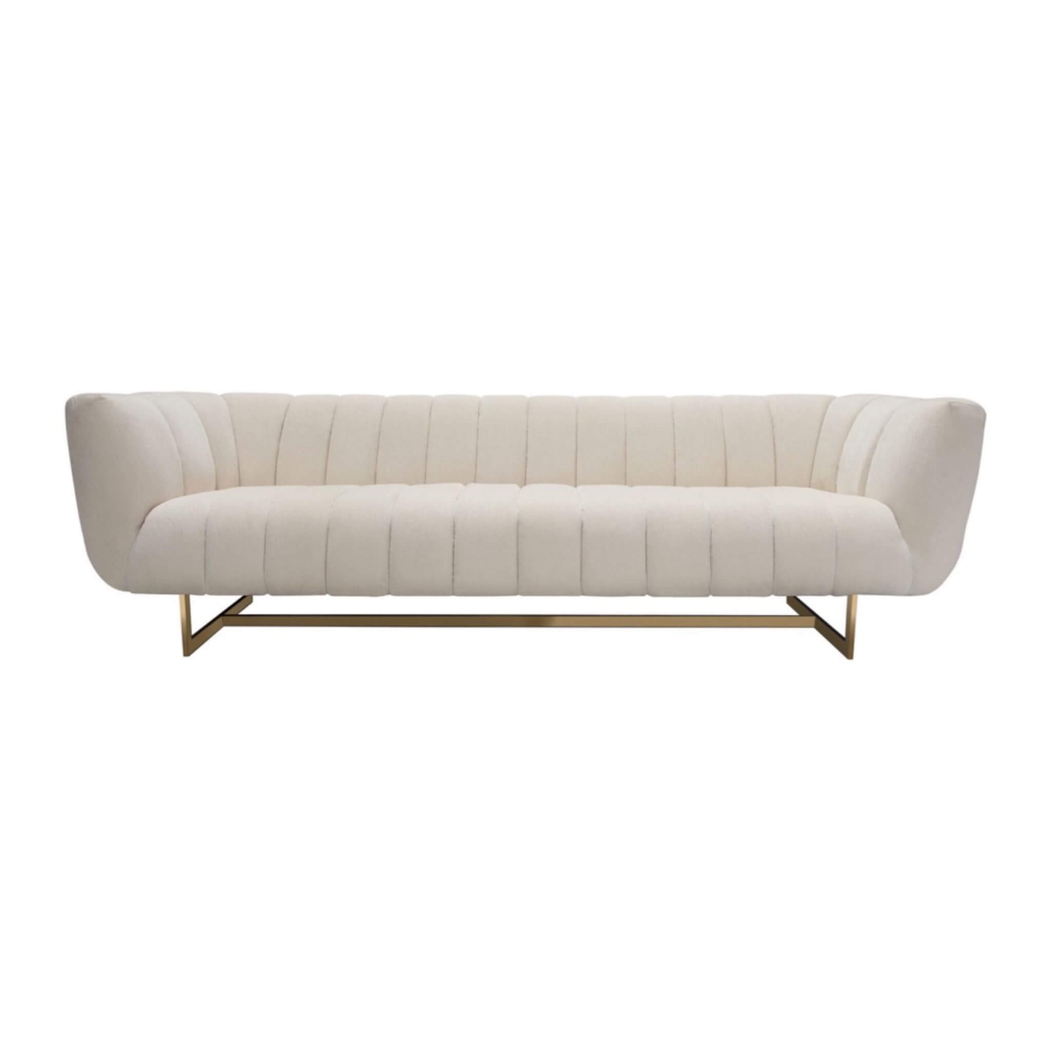 Chelsea Sofa Cream Velvet