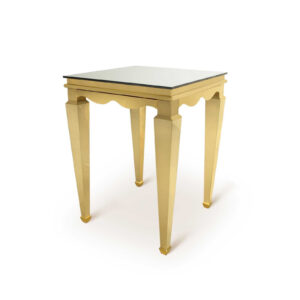 Hollywood Gold Highboy Table