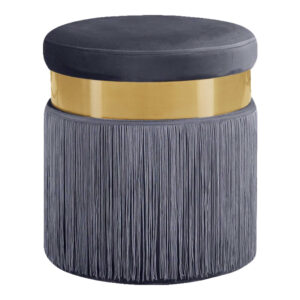 Piaget Grey Ottoman