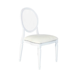 Marie Antoinette Acrylic Back White