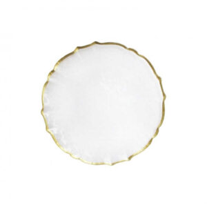 Gold Queen Charger 13"