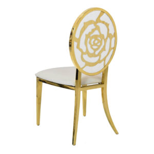Imperial Gold Dining Chair - Rose