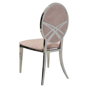 Imperial Silver Dining Chair - Lace