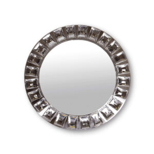 Mirror Beaded Charger 12"