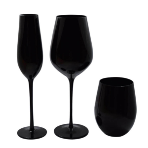 Orlov Black Glassware Collection