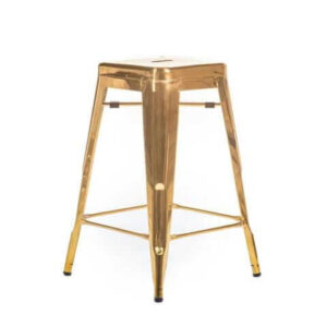 Gold Metallic Bistro Stool