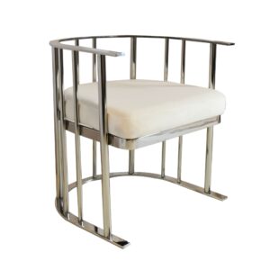 Baxter Silver Lounge Chair