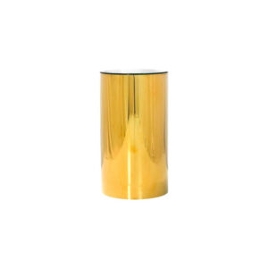 Gold Hollywood Round Pillar- Medium (17" x 30")