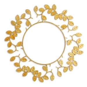 Tropical Leaf Gold 13"