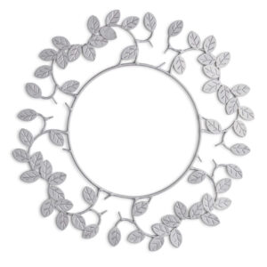 Tropical Leaf Silver 13'